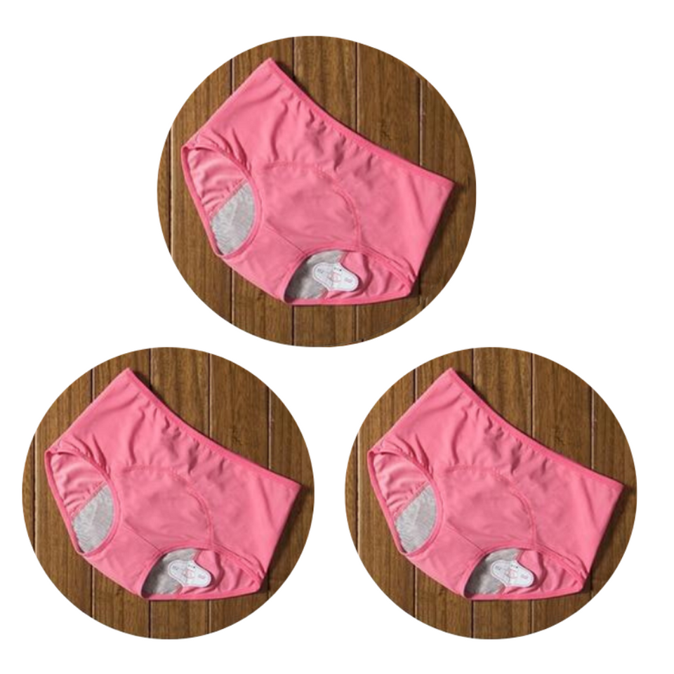 3 pcs Pee Proof Panties Leak Proof Absorbent Underwear