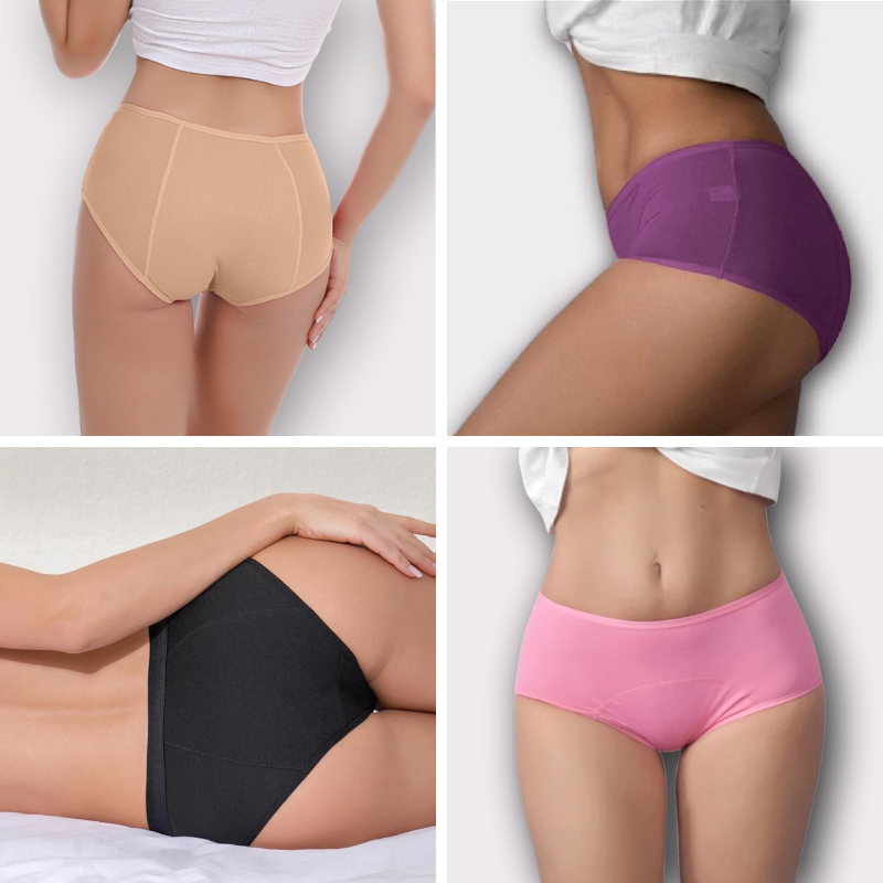 5 pcs Pee Proof Panties Leak Proof Absorbent Underwear