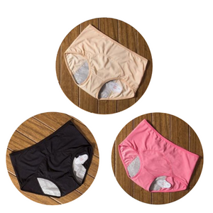 3 pcs Pee Proof Panties Leak Proof Absorbent Underwear