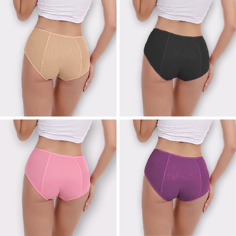 5 pcs Pee Proof Panties Leak Proof Absorbent Underwear